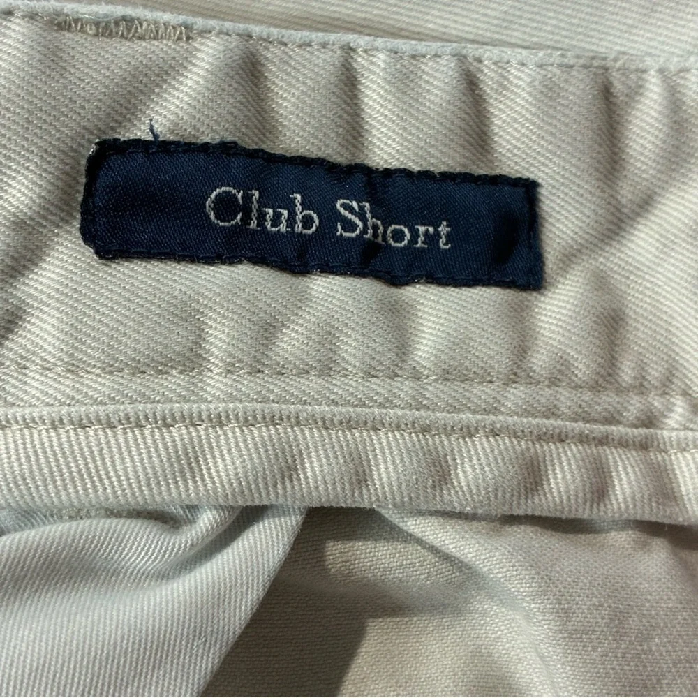Vineyard Vines Men's Club Shorts 38 Beige Stone Golf Casual Cotton Flat Front